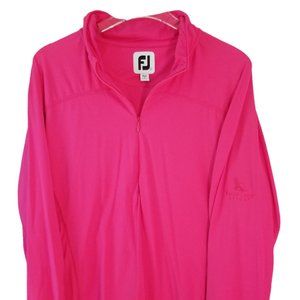 FootJoy Golf Mid layer top Women's Size L Eagle Crest Resort Embroidery Pink